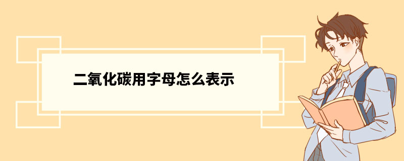 二氧化碳用字母怎么表示