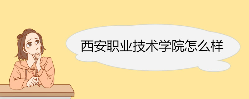 西安职业技术学院怎么样 专业建设