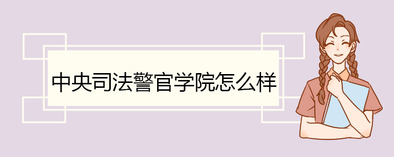 中央司法警官学院怎么样 教师队伍