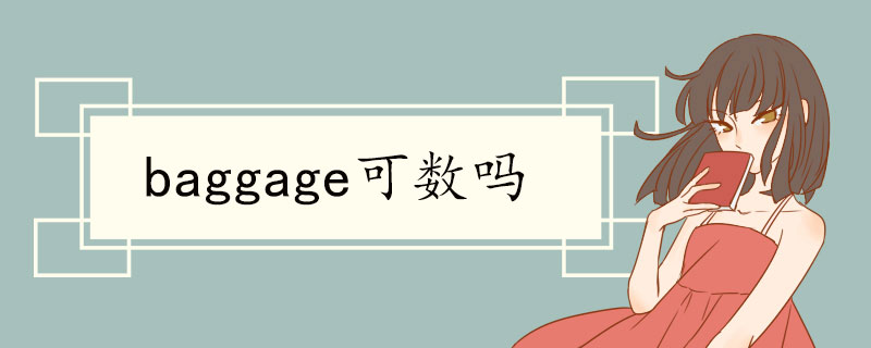 baggage可数吗