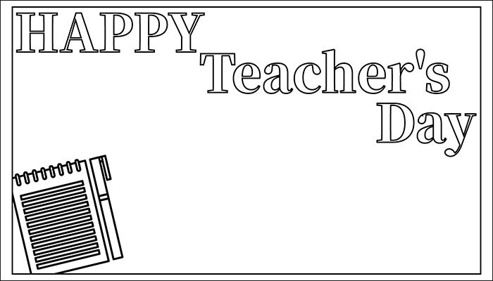 HAPPY Teacher's  Day手抄报简单