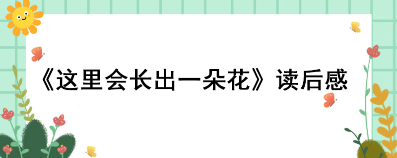 《这里会长出一朵花》读后感