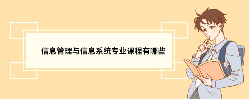 信息管理与信息系统专业课程有哪些